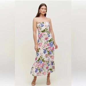 Reformation Arta Midi Dress / Donna Print / Size 6